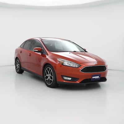 Orange 2018 Ford Focus SEL