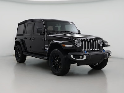 Black 2022 Jeep Wrangler 4XE PHEV Unlimited Sahara