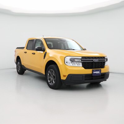 Yellow 2022 Ford Maverick XLT