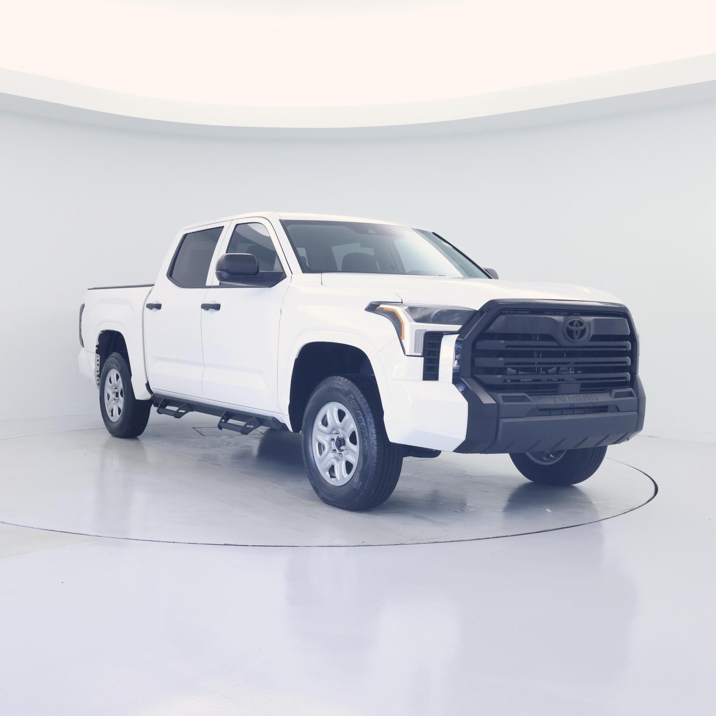 White 2022 Toyota Tundra Pickup Truck Four-Wheel Drive Automatic