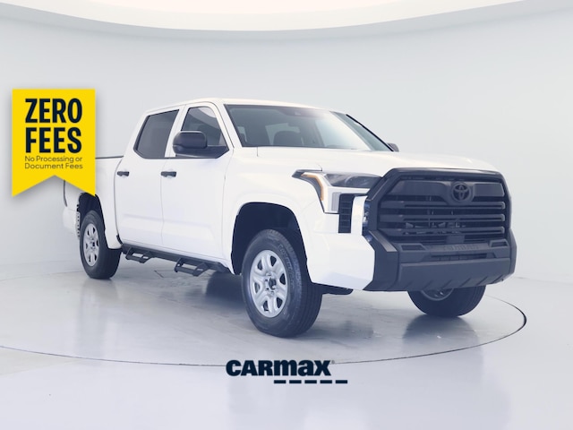 White 2022 Toyota Tundra Pickup Truck Four-Wheel Drive Automatic