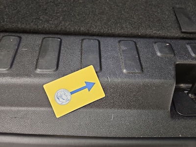 Trunk Rear row Cosmetic Imperfection