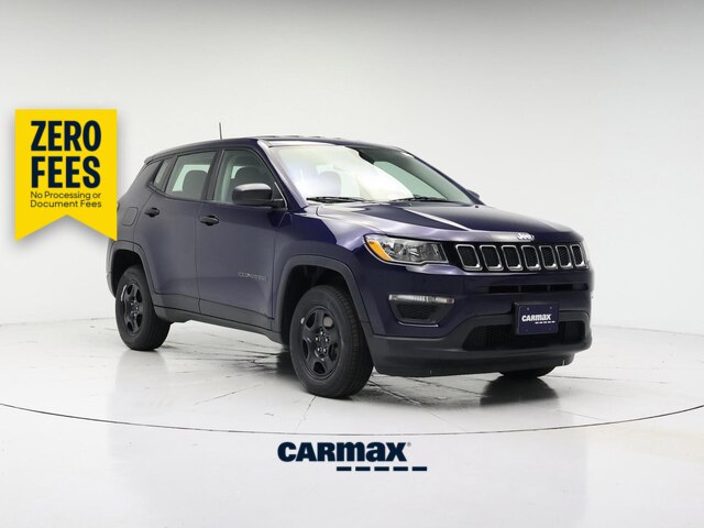 Blue 2019 Jeep Compass Sport 4WD SUV / Crossover Four-Wheel Drive Automatic