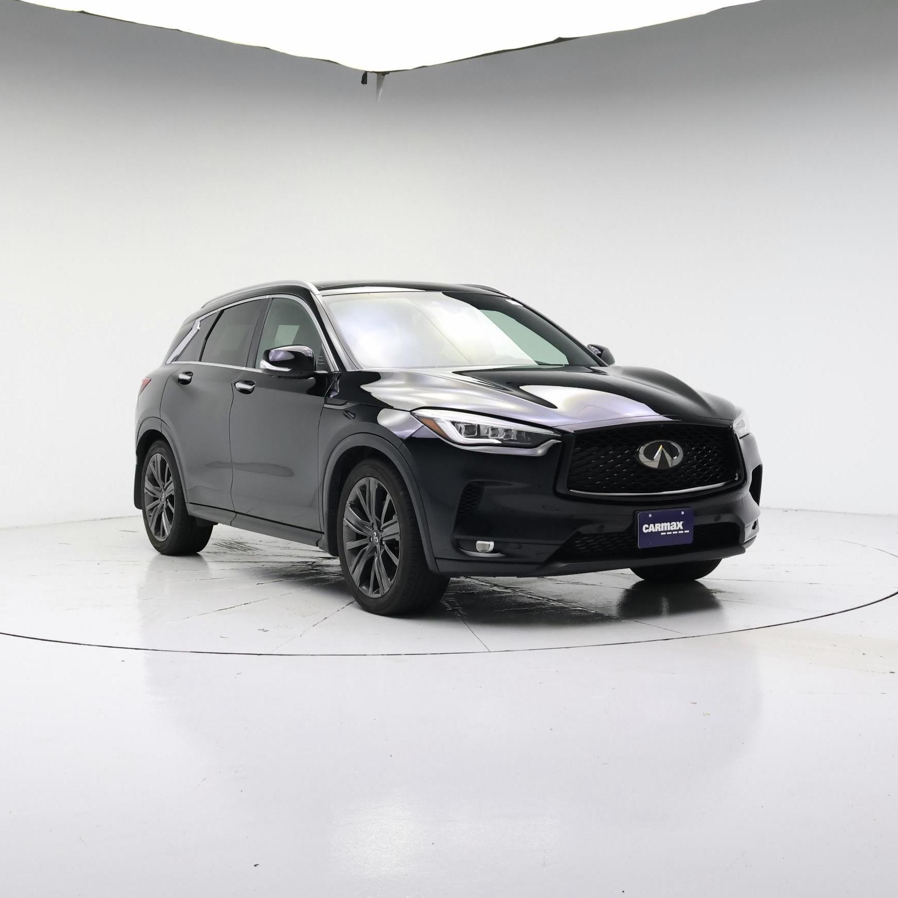 Black 2020 INFINITI QX50 SUV / Crossover All-Wheel Drive Automatic