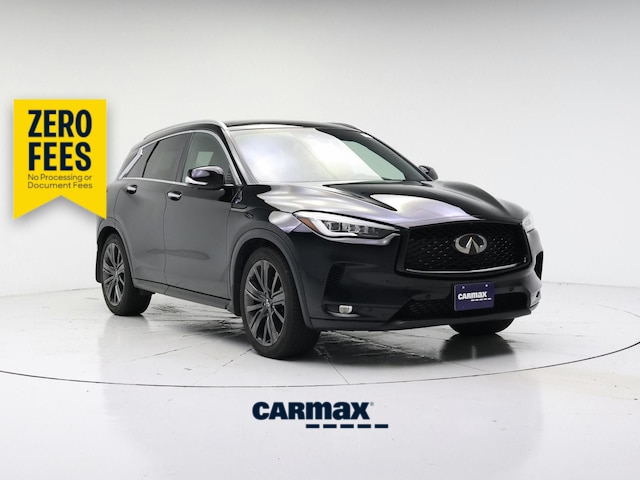 Black 2020 INFINITI QX50 SUV / Crossover All-Wheel Drive Automatic