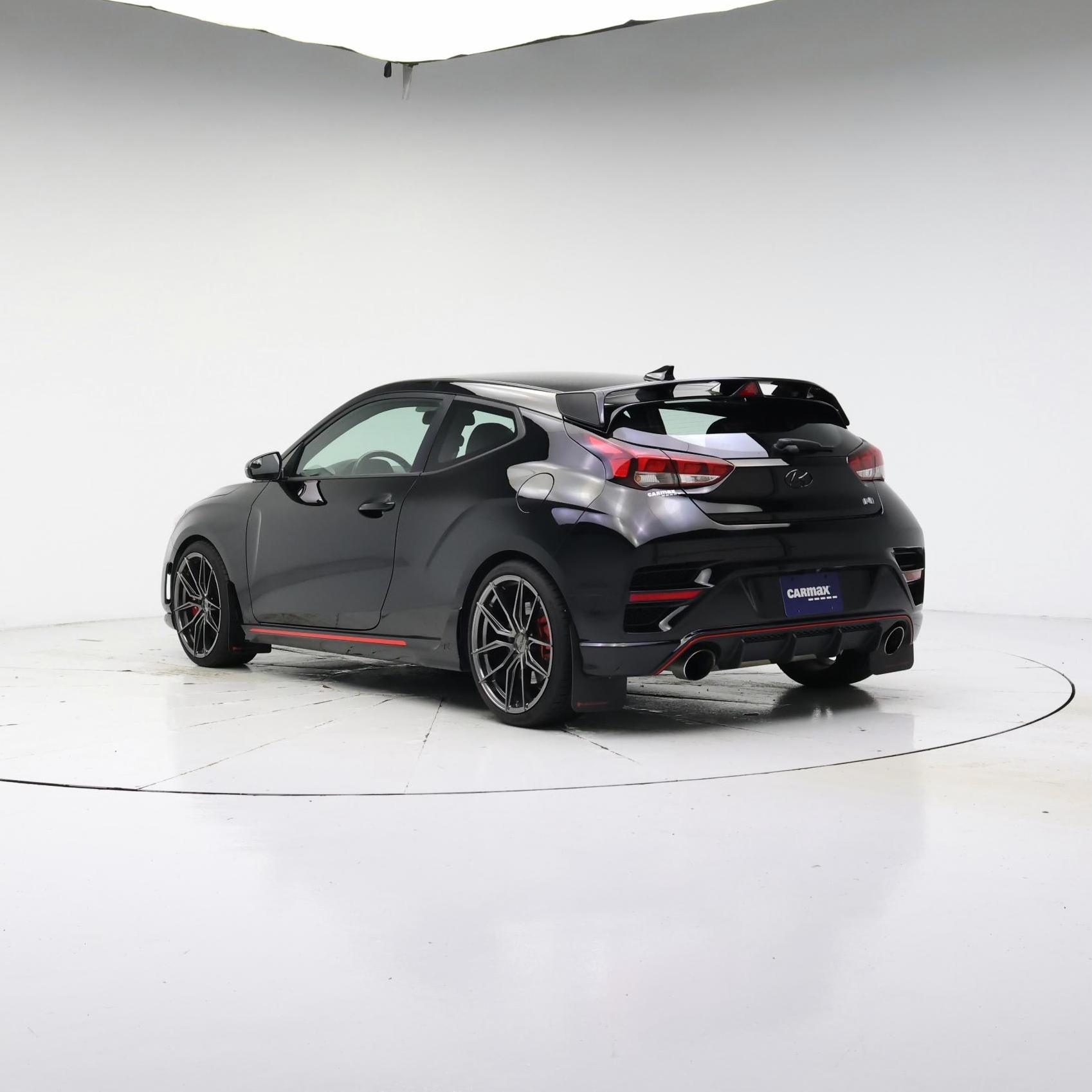 Black 2020 Hyundai Veloster N Coupe Front-Wheel Drive Manual