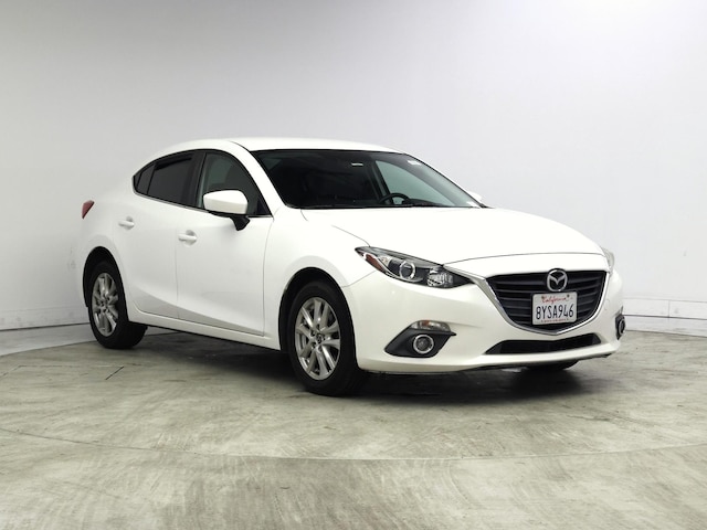 White 2016 Mazda MAZDA3 i Sport Sedan Front-Wheel Drive Automatic
