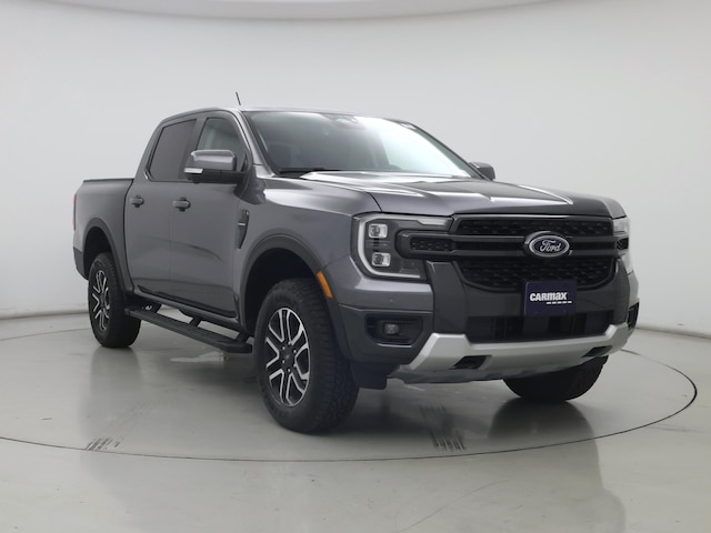 Gray 2025 Ford Ranger Lariat SuperCrew 4WD Pickup Truck Four-Wheel Drive Automatic