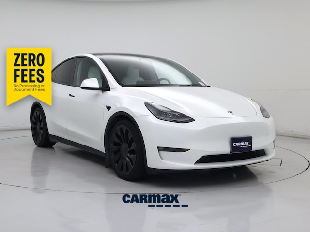 White 2022 Tesla Model Y Performance AWD SUV / Crossover All-Wheel Drive Automatic