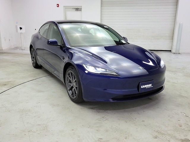Blue 2024 Tesla Model 3 Long Range RWD Sedan Rear-Wheel Drive Automatic