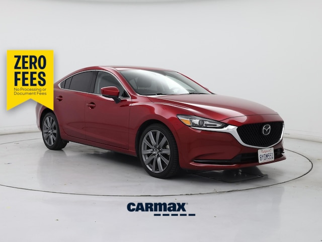 Red 2021 Mazda MAZDA6 Sedan Front-Wheel Drive Automatic