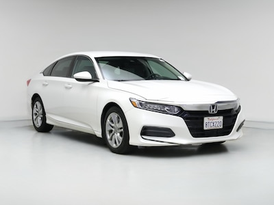 White 2019 Honda Accord LX
