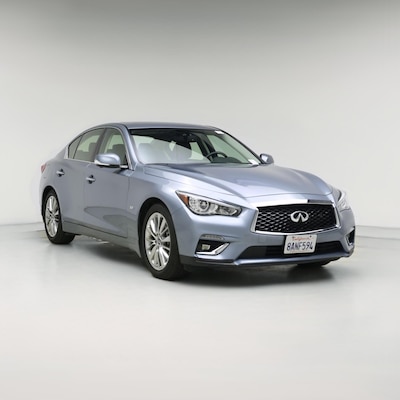 Blue 2018 Infiniti Q50 Luxe