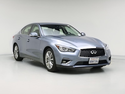 Blue 2018 Infiniti Q50 Luxe
