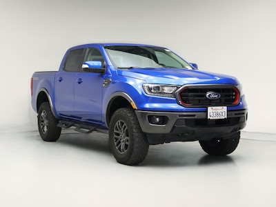 Blue 2021 Ford Ranger Lariat