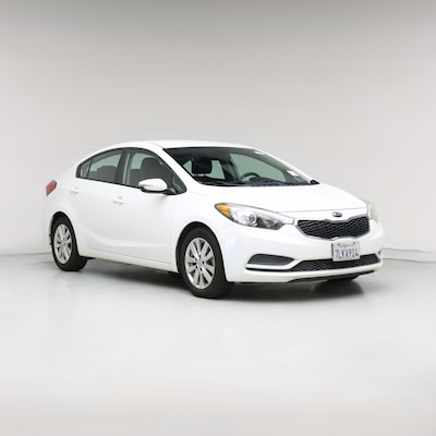 White 2015 Kia Forte LX