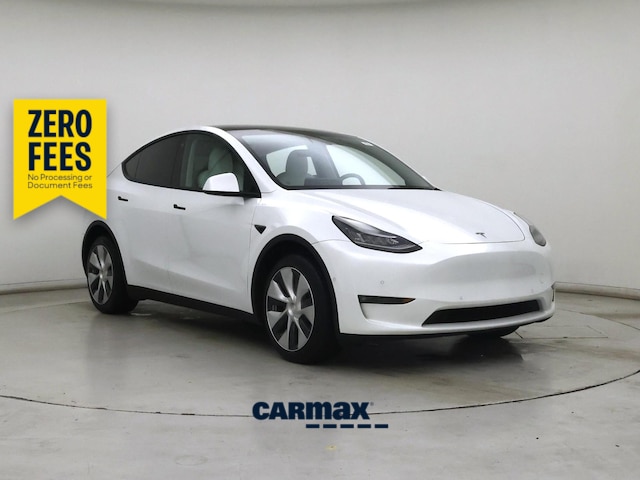 White 2021 Tesla Model Y SUV / Crossover All-Wheel Drive Automatic