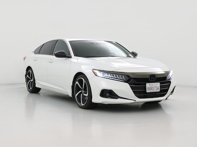 White 2021 Honda Accord Sport