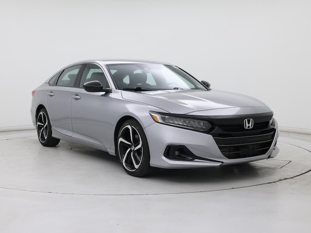 Silver 2022 Honda Accord Sport FWD Sedan Front-Wheel Drive Automatic