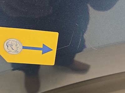 Rear Panel Passenger Side Cosmetic Imperfection