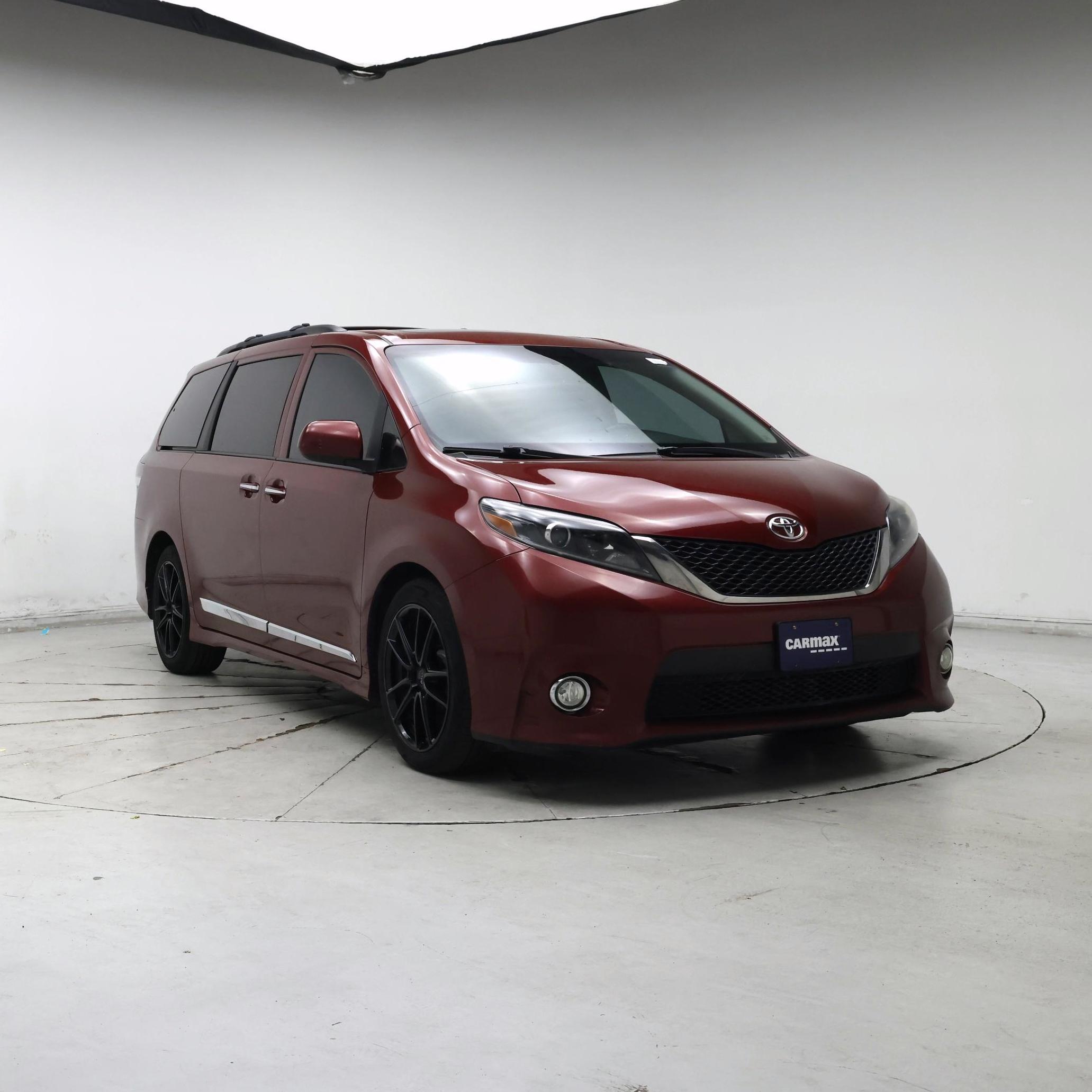 Red 2016 Toyota Sienna Minivan Front-Wheel Drive Automatic