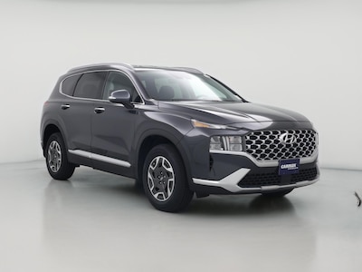 Gray 2023 Hyundai Santa Fe Hybrid Blue