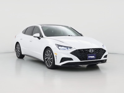 White 2021 Hyundai Sonata Limited