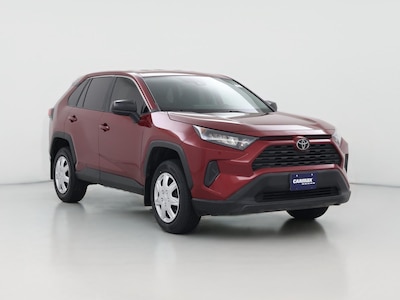 Red 2022 Toyota RAV4 LE
