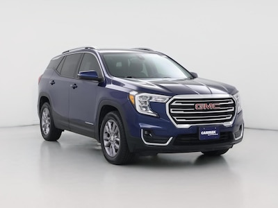 Blue 2022 GMC Terrain SLT