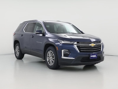 Blue 2022 Chevrolet Traverse LT Cloth
