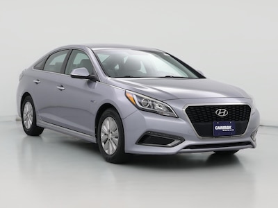Gray 2016 Hyundai Sonata Hybrid SE