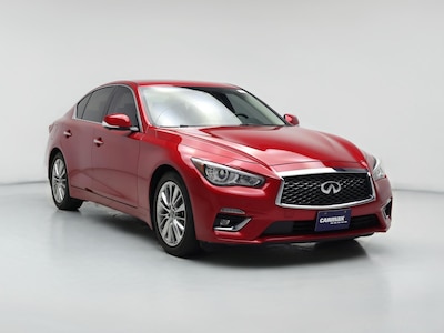 Red 2022 Infiniti Q50 Luxe
