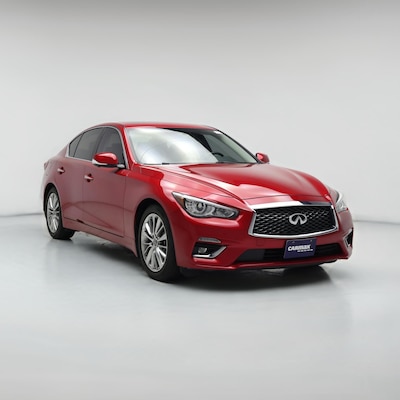 Red 2022 Infiniti Q50 Luxe