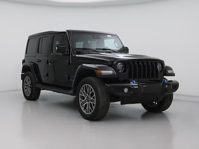 Black 2022 Jeep Wrangler 4XE PHEV Unlimited Sahara
