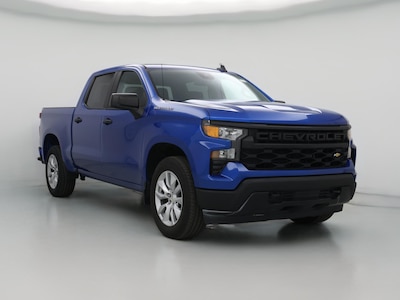 Blue 2022 Chevrolet Silverado 1500 Custom