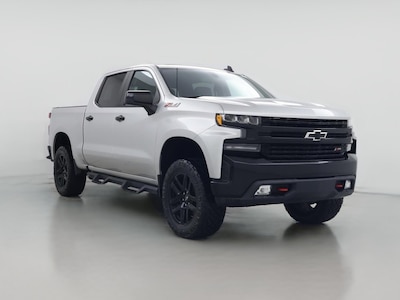 Silver 2021 Chevrolet Silverado 1500 LT Trail Boss