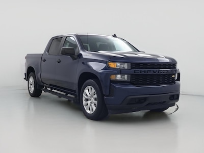 Blue 2021 Chevrolet Silverado 1500 Custom