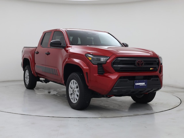 Red 2024 Toyota Tacoma SR Double Cab 4WD Pickup Truck Four-Wheel Drive Automatic