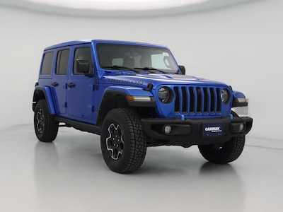Blue 2022 Jeep Wrangler 4XE PHEV Unlimited Rubicon