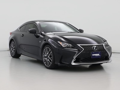 Black 2017 Lexus RC 350 F-Sport