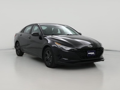 Black 2023 Hyundai Elantra Hybrid Blue