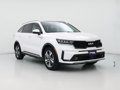 White 2023 Kia Sorento Hybrid EX