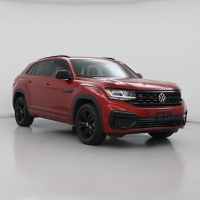 Red 2023 Volkswagen Atlas Cross Sport SEL R-Line Black