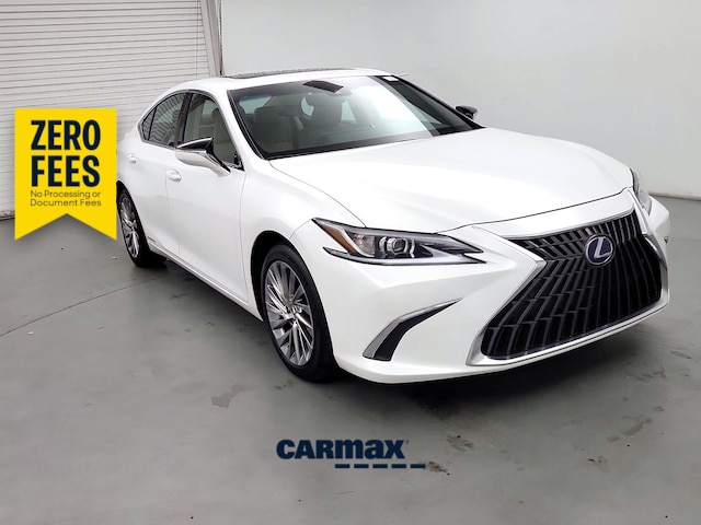 White 2022 Lexus ES Hybrid 300h Luxury FWD Sedan Front-Wheel Drive Automatic