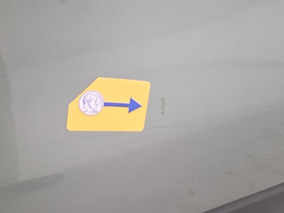 Rear Door Driver Side Cosmetic Imperfection