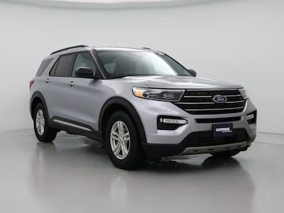 Silver 2022 Ford Explorer XLT