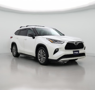 White 2020 Toyota Highlander Platinum