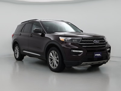 Red 2022 Ford Explorer XLT