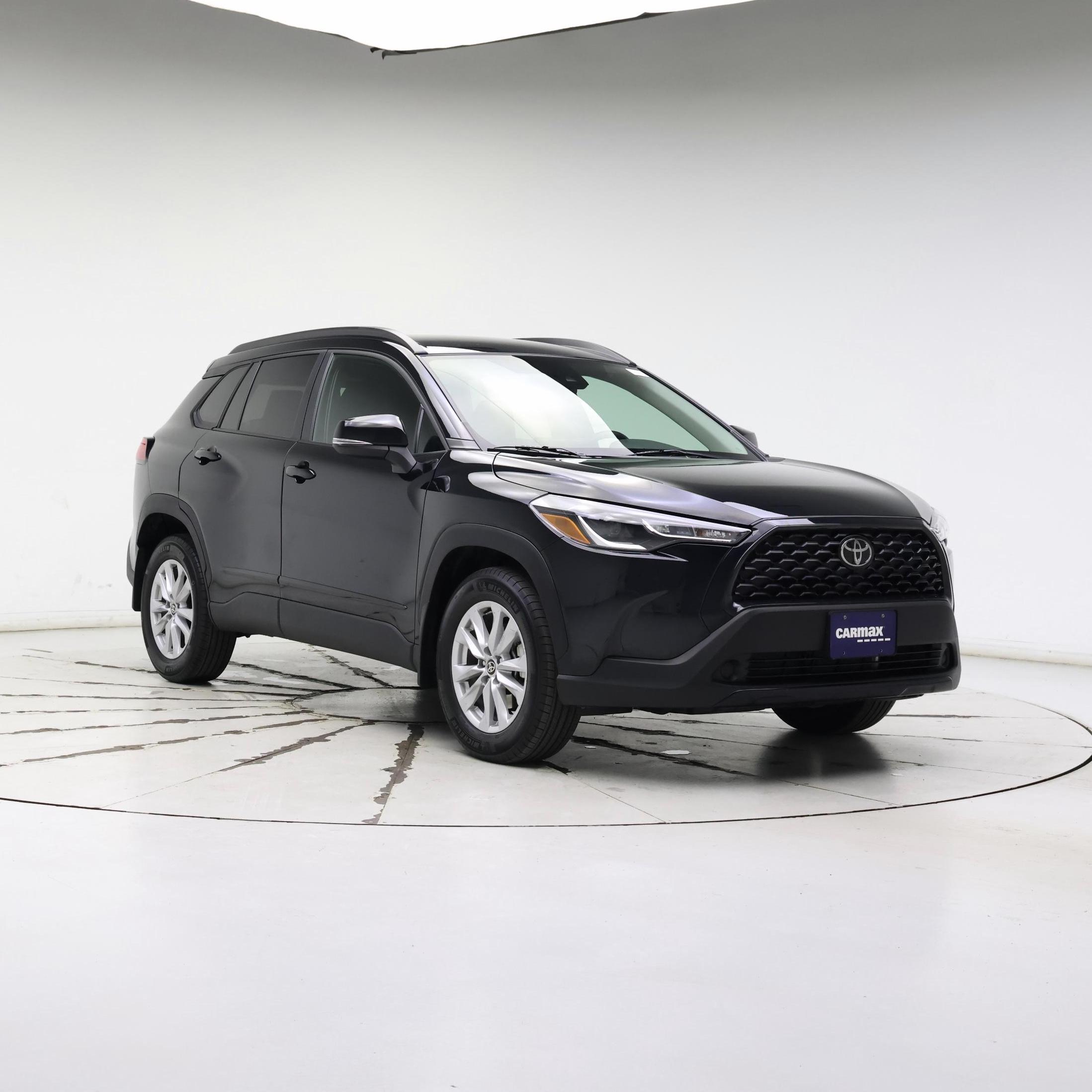 Black 2022 Toyota Corolla Cross LE AWD SUV / Crossover All-Wheel Drive Automatic