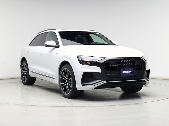 White 2021 Audi Q8 quattro Premium Plus 55 TFSI SUV / Crossover All-Wheel Drive Automatic